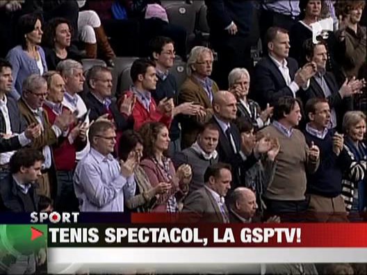 Tenis spectacol la GSP TV!