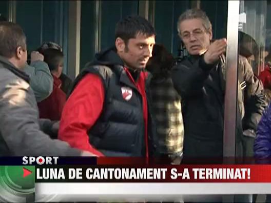 Luna de cantonament s-a terminat!