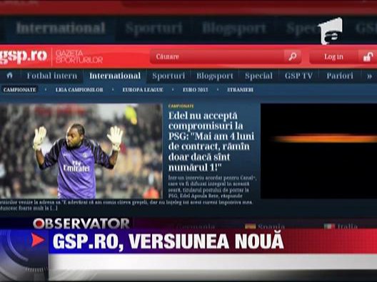 GSP.ro, intr-o noua versiune