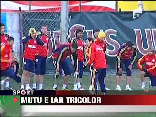 Mutu a facut primul antrenament cu Nationala