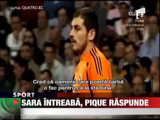 Extraterestrul Pique, luat la intrebari de iubita dusmanului