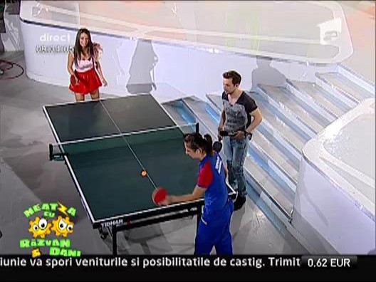 Lectii de tenis de masa cu Roxana Vancea
