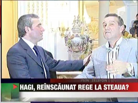 Gigi Becali il vrea pe Hagi din vara!