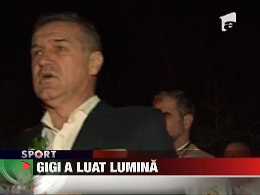 Gigi Becali e campion la spart oua