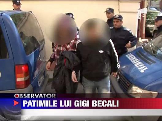 Gigi Becali, batut, pagubit si amendat