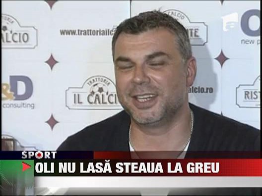 Olaroiu nu lasa Steaua la greu