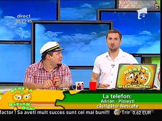 Adrian a castigat 1000 de euro la Neatza
