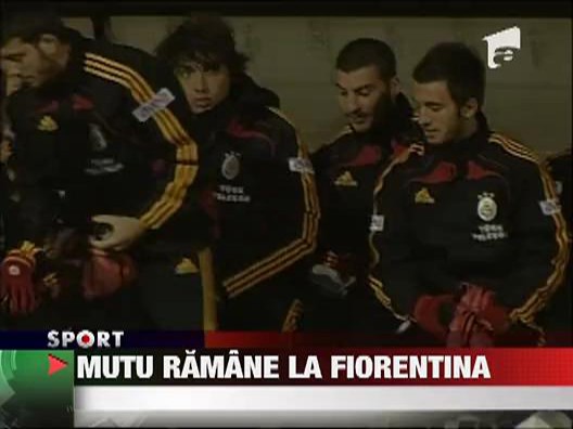 Mutu ramane la Fiorentina