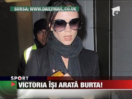 Victoria Beckham isi arata burta
