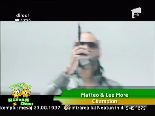 Premiera: Matteo & Lee More - "Champion"!