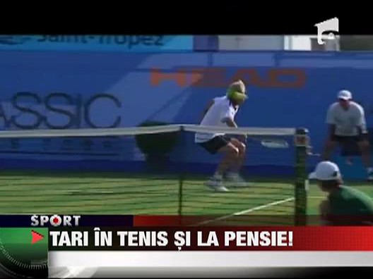 Borg si McEnroe, au jucat un meci demonstrativ