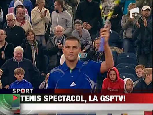 Tenis spectacol la GSP TV