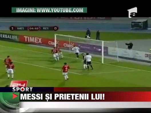 Prietenii lui Messi vs Prietenii lui Salas, in meci caritabil