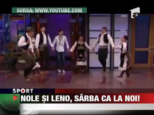 Djokovici a dansat sarba alaturi de Jay Leno