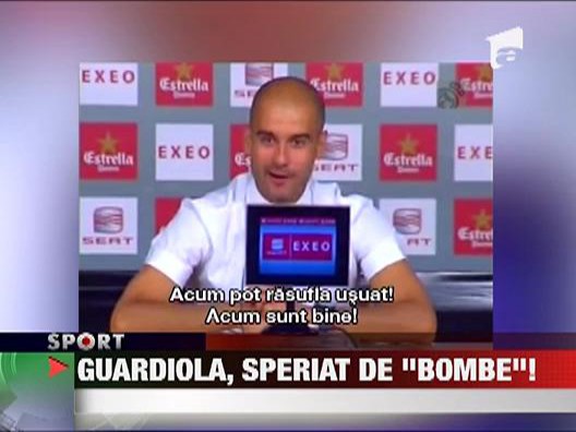 Guardiola a avut emotii mai mari la conferinta de presa