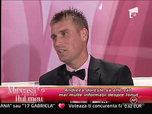 Andreea doreste sa afle cat mai multe informatii despre Ionut