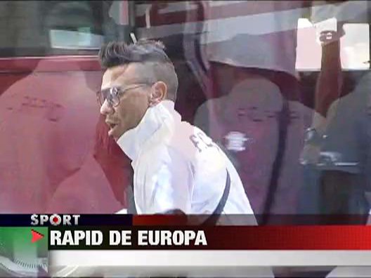 Rapidul a plecat in Israel pentru meciul cu Hapoel Tel Aviv