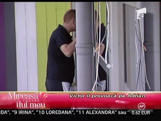 Victor il ameninta pe Adrian