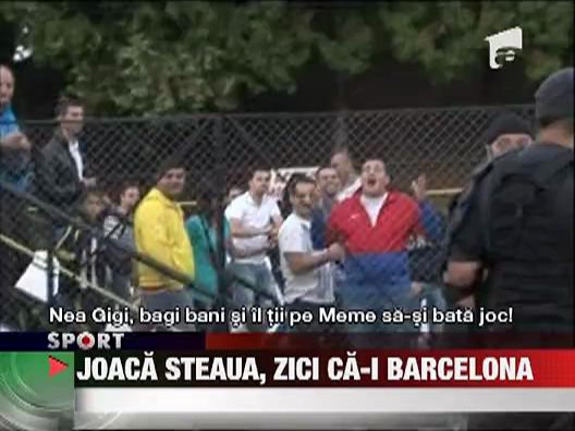 Fanii: "Joaca Steaua, zici ca-i Barcelona, Ronny Levy zici ca-i Guardiola!"