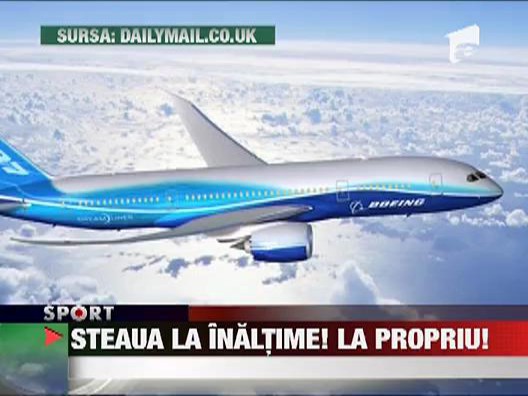 Steaua zboara cu avion de cinci stele