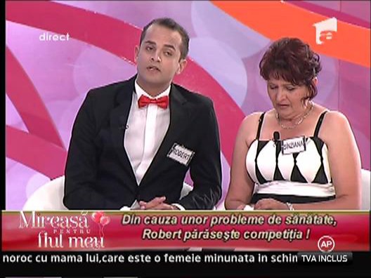 Emotionant: Robert paraseste competita din cauza unor probleme de sanatate