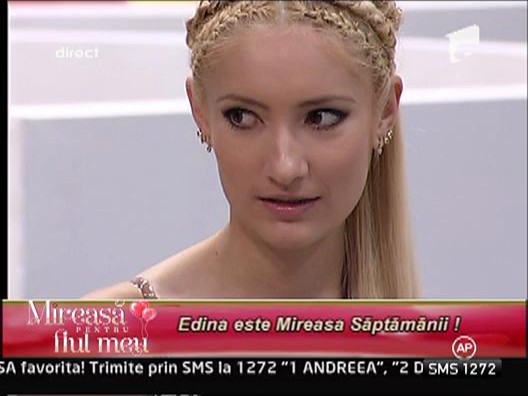 Edina este mireasa saptamanii!!