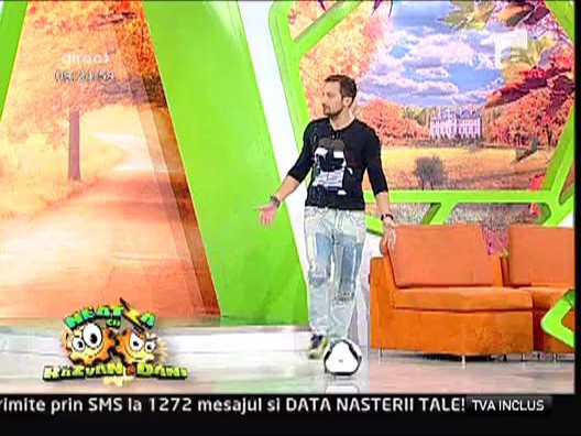 Razvan si Dani, jonglerii cu mingea
