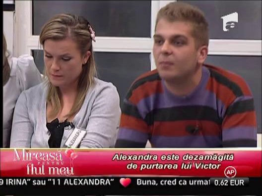 Alexandra are indoieli in privinta lui Victor!