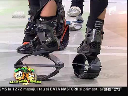 Roxana Vancea, exercitii Kangoo Jumps