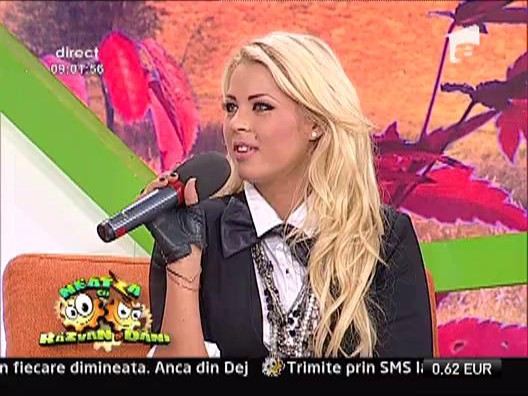 Roxana Nemes si-a prezentat primul ei videoclip la Neatza