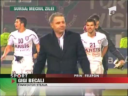 Gigi Becali a facut o criza de ras in direct la GSPTV ...