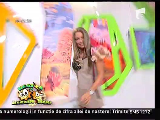 Roxana Vancea se dezlantuie in pasi de dans