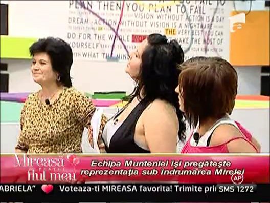 Echipa Munteniei isi pregateste reprezentatia sub indrumarea Mirelei