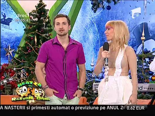 Maria Radu in platou la Neatza