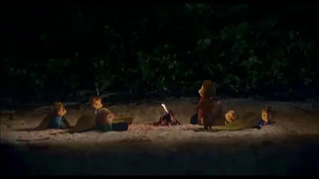 Alvin si veveritele: Naufragiati