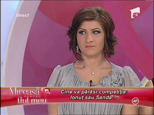 Sanda este eliminata din concurs