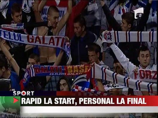 Otelul a invins Rapidul cu 2-0