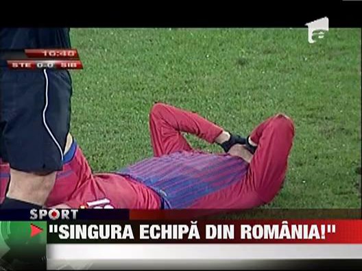 Gigi Becali: "Suntem singura echipa din Romania!"