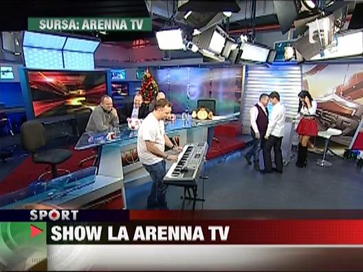 Distractie mare la editia speciala de Craciun a emisiunii Arenna TV