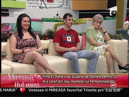 Irina este deranjata de atitudinea Danielei