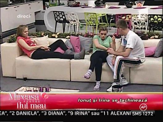 Ionut si Irina se tachineaza