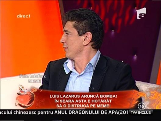 Luis Lazarus si Mihaela Moise se contrazic vehement in direct