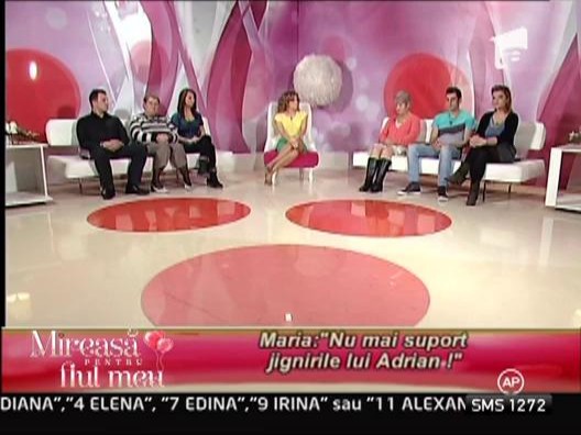 Maria nu mai suporta jignirile lui Adrian
