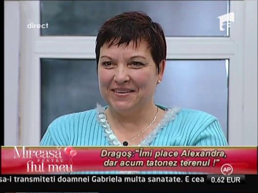 Dragos: "Imi place Alexandra, dar acum tatonez terenul!"