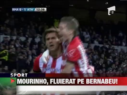 Mourinho a fost fluierat pe Bernabeu de fanii Realului