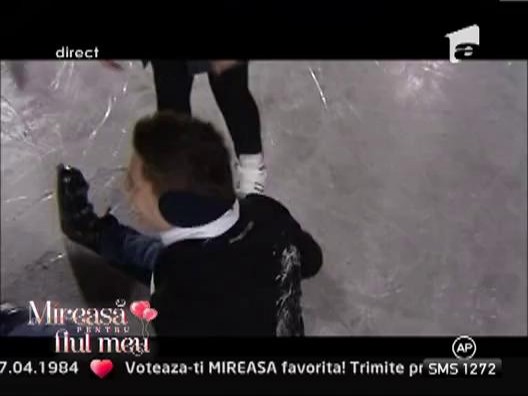 Concurentii au fost la patinoar