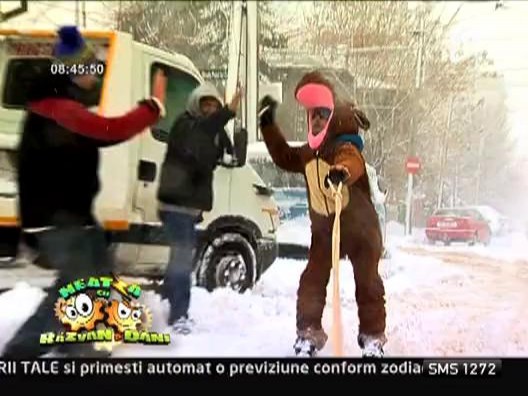 Cu renul pe schiuri