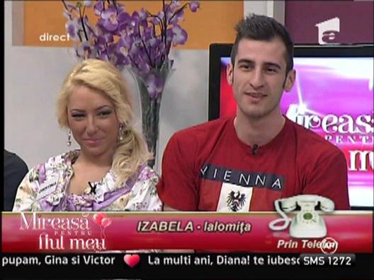 Discutie prin telefon cu Izabela din Ialomita