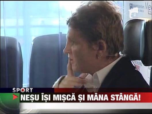 Mihai Nesu isi poate misca si mana stanga!