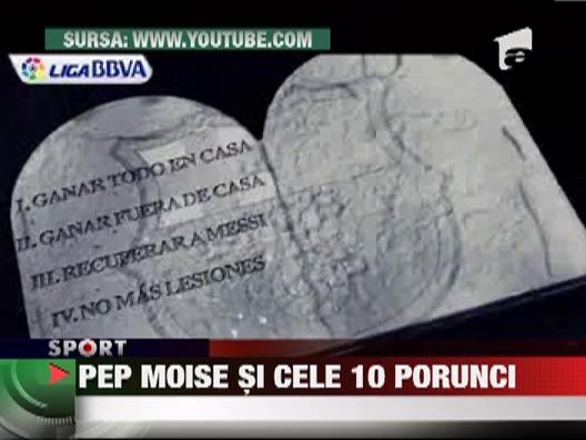 Guardiola este Moise din fotbal!